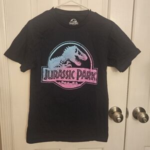 Kids Black Jurassis Park T-Shirt